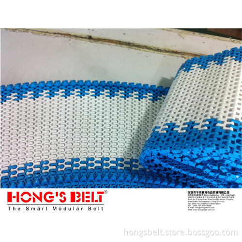 Different Color Food Grade 1' Pitch Modular Conveyor Belt